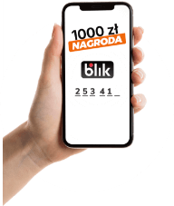 Czek BLIK na 1000 zł