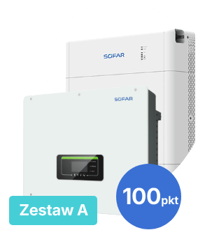 Falownik SOFAR HYD 5-20K TL3-PH 1x Bateria SOFAR BTS 5K