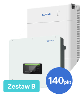 Falownik SOFAR HYD 5-20K TL3-PH 2x Bateria SOFAR BTS 5K